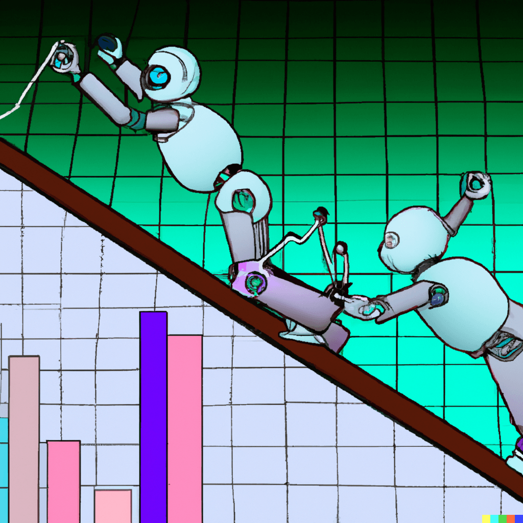 Man viewing work plans